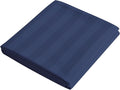 Flat Sheet Only Cal King Size, 400 TC 100% Egyptian Cotton Flat Sheet Striped by ShunjieHome