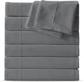 Maple&Stone King Flat Sheet 6 Pack, Premium Soft & Breathable, Brushed by MapleStone