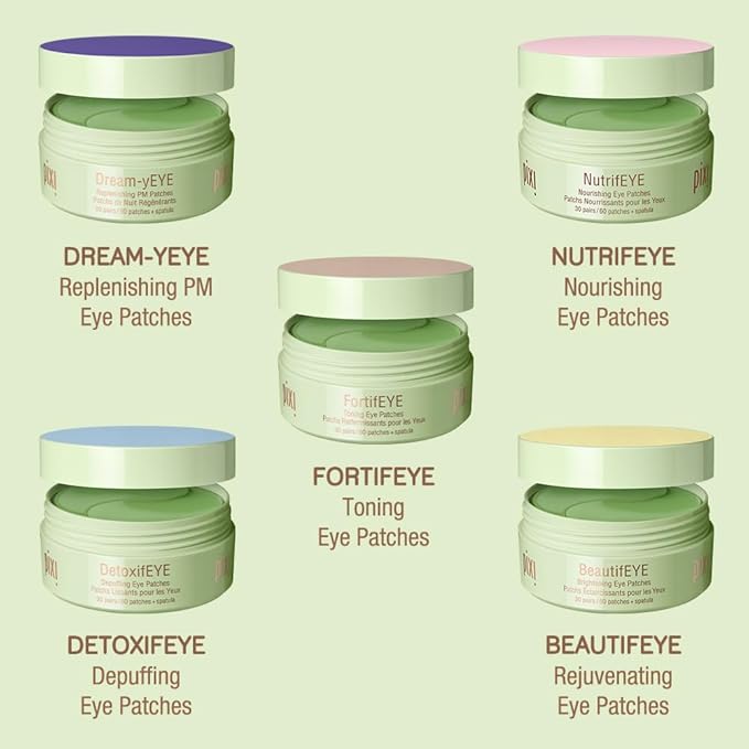 Pixi DetoxifEYE 2-Pack | Depuffing Hydrogel Under-Eye Patches|Cucumber - Image 6