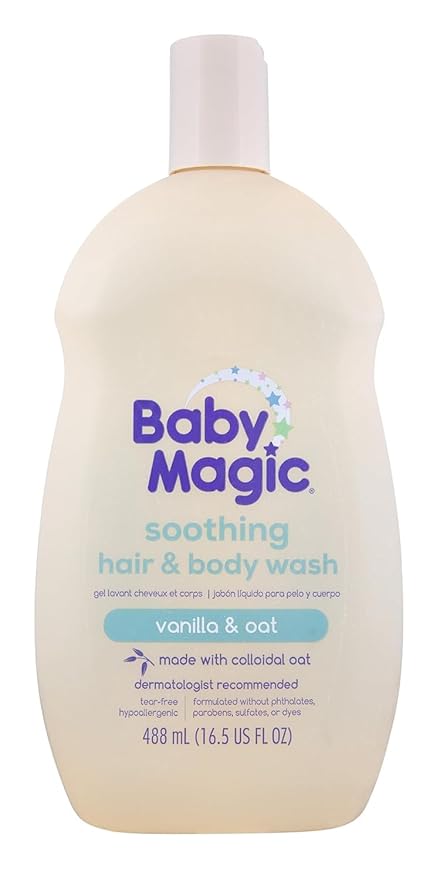 Baby Magic Soothing Hair & Body Wash, Vanilla & Oat, Soothes and Cleanses by BabyMagic