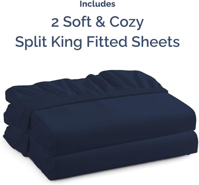Split King Fitted Bed Sheet - Image 4