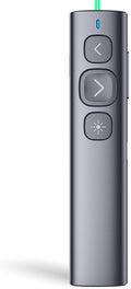 Norwii N95 Bluetooth Presentation Clicker with USB-A Receiver, PowerPoint Clicker for Presentation Remote, Rechargeable Wireless Presenter Pointer, Slide Clicker for PC/Laptop/e-Book(Green, BLE&USB-A)