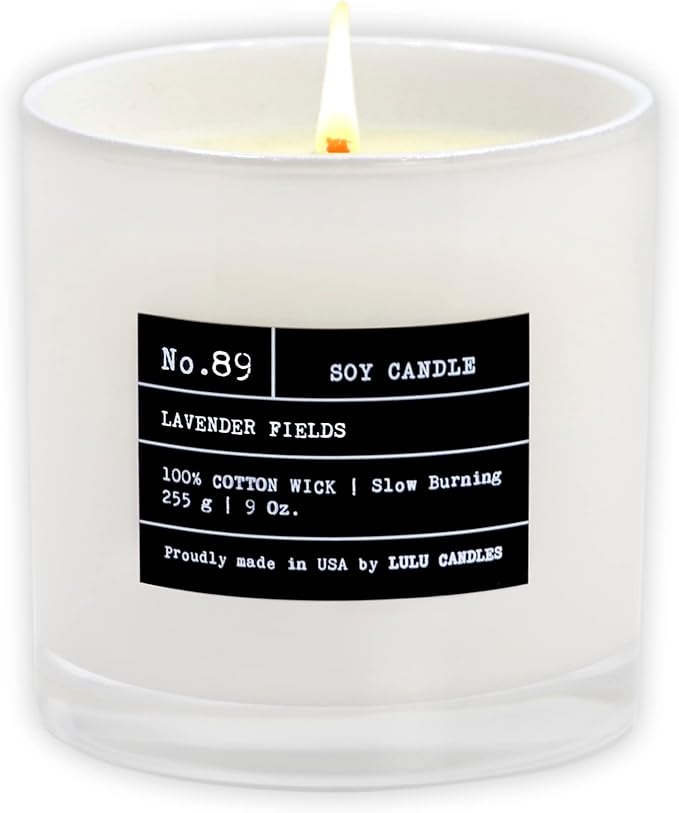 Lulu Candles | Lavender Fields | Luxury Scented Soy Jar Candle | Hand Poured in by LULUCANDLES