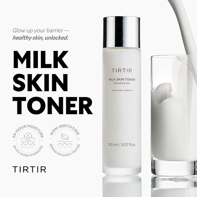 TIRTIR Milk Skin Rice Toner | Deep Moisturizing, Hydrating Toner - Image 3