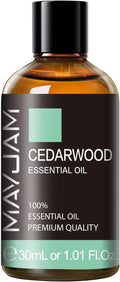 Cedarwood Essential Oil 1.01fl.oz/30ML, MAYJAM Premium Cedarwood Oil by MAYJAM