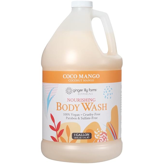 Ginger Lily Farms Botanicals Nourishing Body Wash, 100% Vegan & Cruelty-Free - Image 2