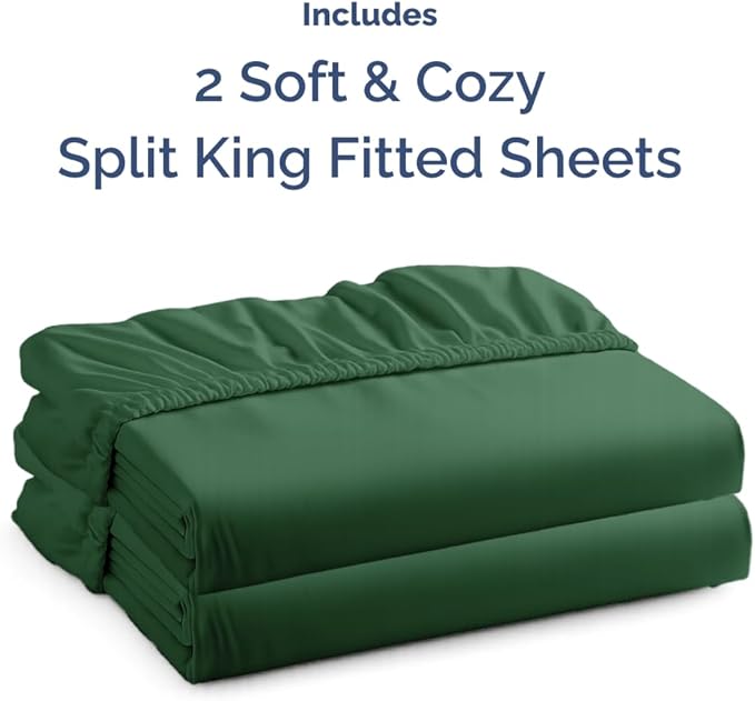 Split King Fitted Bed Sheet - Image 4
