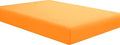 Sfoothome Orange Fitted Sheet, 14 Inch Pocket Deep, Microfiber Sheets, Full Size by Sfoothome
