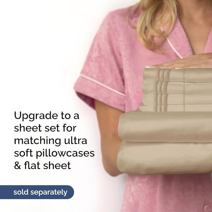 Extra Deep Twin 400 Thread Count Cotton Fitted Sheet - Image 7