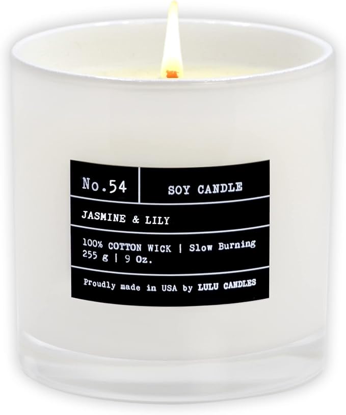 Lulu Candles | Jasmine & Lily | Highly Scented Candles by LULUCANDLES
