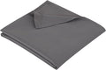 King Flat Sheet Only， 108x102Inch Dark Gray by Hotella