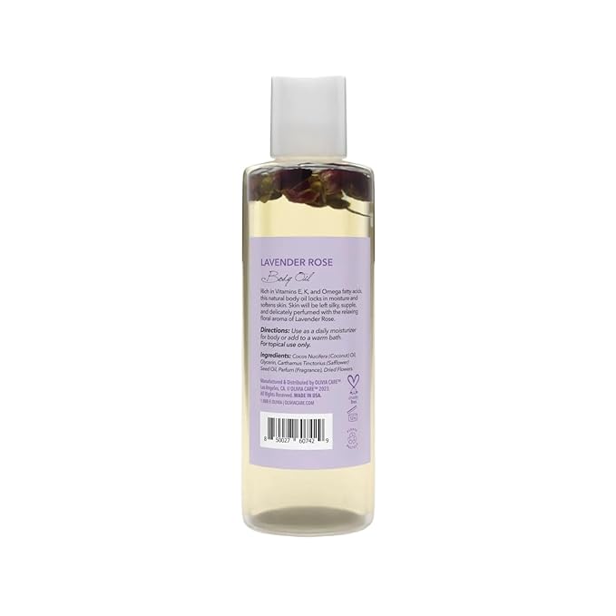 Olivia Care Body Oil Lavender Rose Vegan & Natural Perfume Oil - Image 9