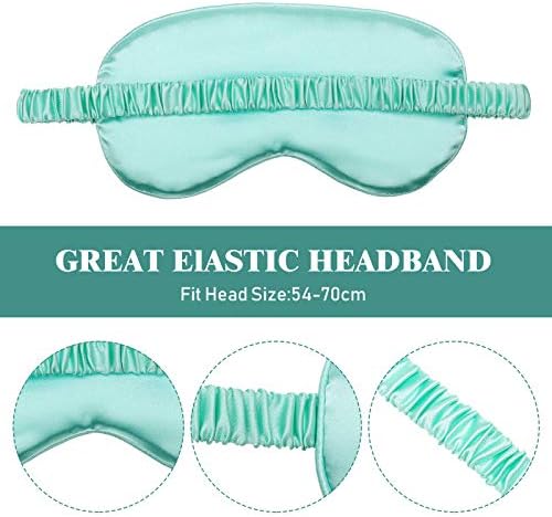 4 Pcs Silk Eye Mask for Sleeping Soft Satin Sleep Mask - Image 3