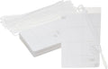 Juvale Self-Laminating Luggage Tags for Suitcases - 4.1 x 2.6 in Clear, Pack of 30 - Bulk Bag Tags with EVA Loops & DIY Paper Inserts - Business Card Luggage Tag