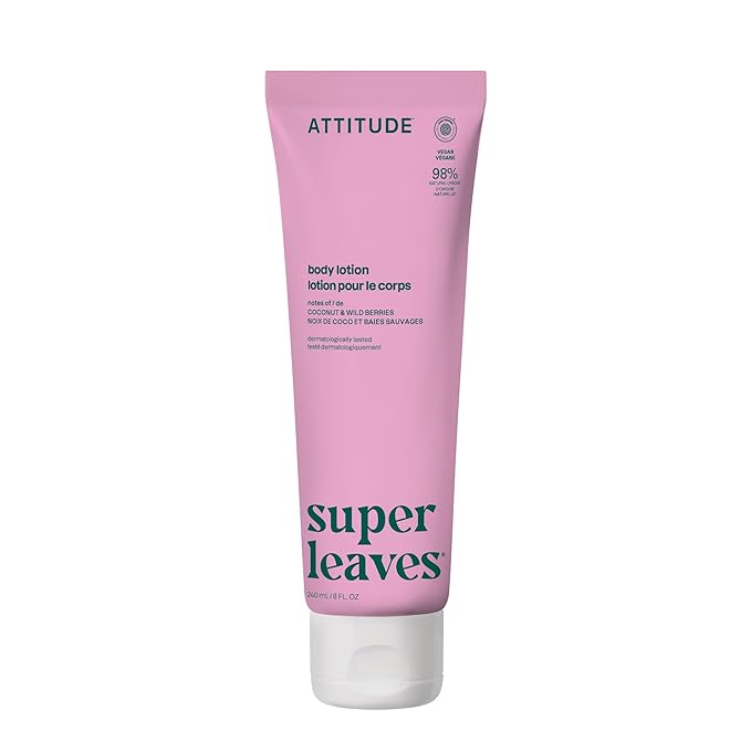 ATTITUDE Body Lotion, EWG Verified, Vegan & Cruelty-Free, Hydrating Moisturizer by ATTITUDE