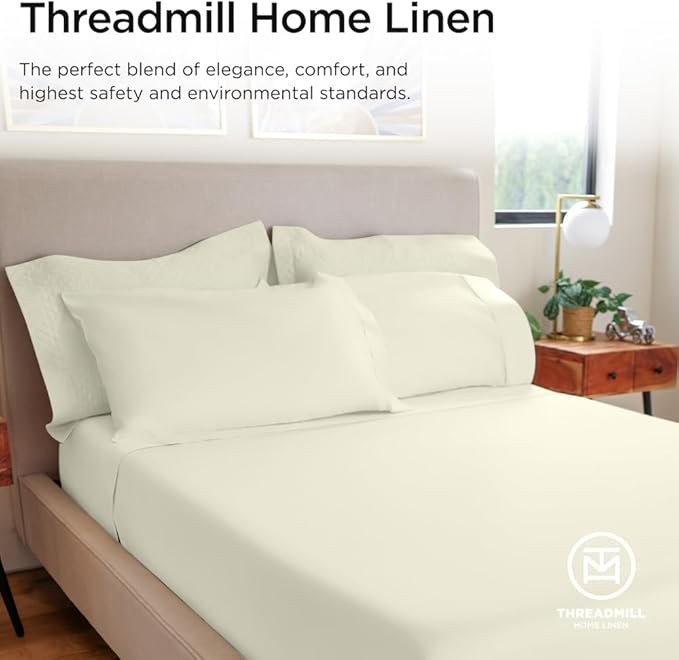 Threadmill Luxury 800 Thread Count California King 100% Cotton Sheets - Image 8