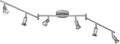 Globe Electric 59351 Payton 6-Light Foldable Track Lighting, Matte Silver by GlobeElectric