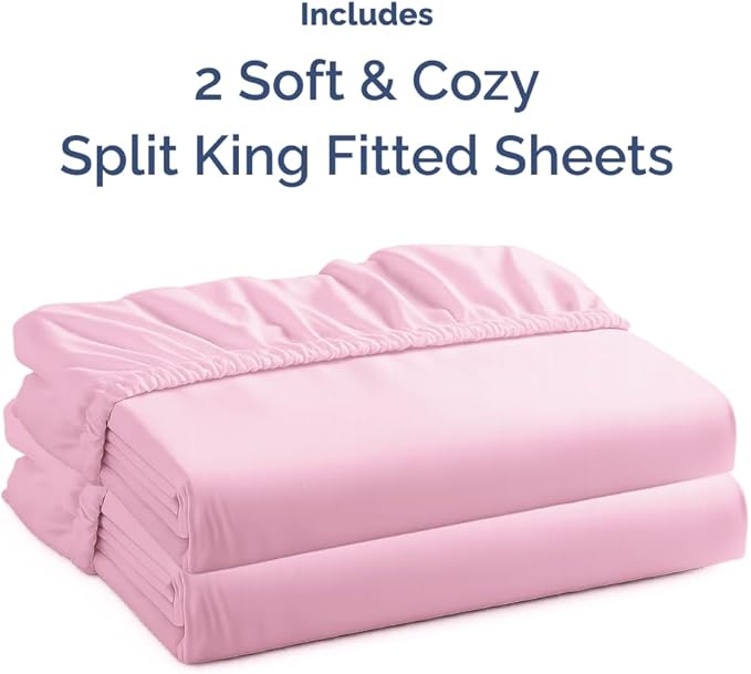 Split King Fitted Bed Sheet - Image 4