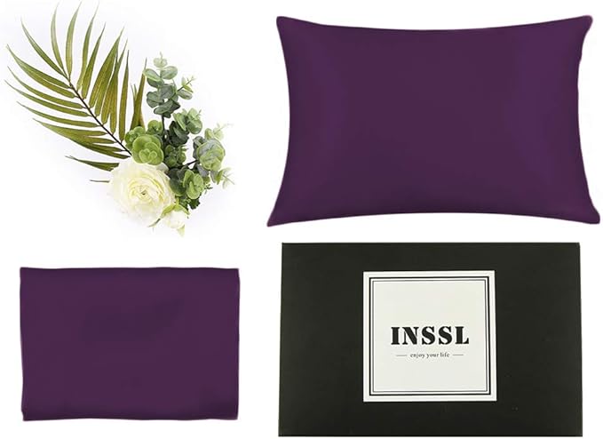 INSSL Silk Pillowcase for Women, Mulberry Silk Pillowcase for Hair and Skin and - Image 7