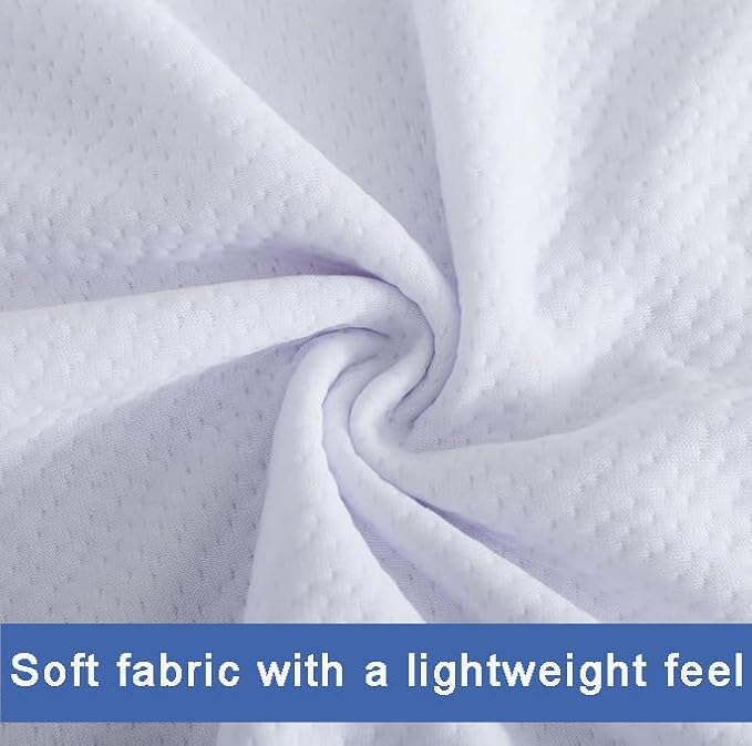 SHOUREN Mattress Topper Cover Only Queen, 2-3 Inch Zippered Mattress Topper - Image 4