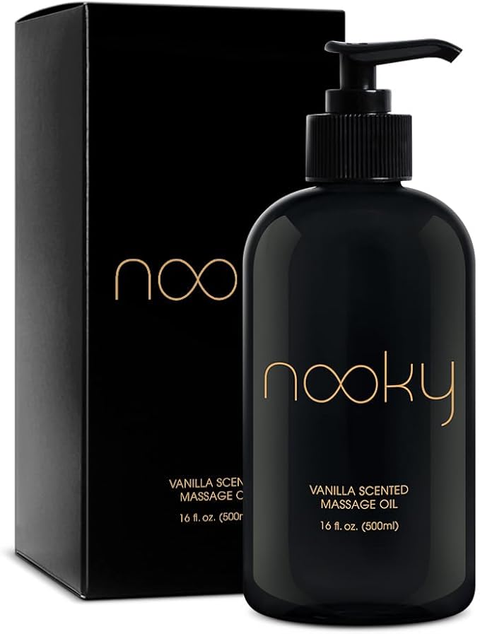 Nooky Vanilla Massage Oil with Fractionated Coconut Oil.16 Ounce by NOOKY