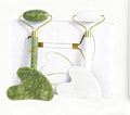 Jade Roller Gua Sha Tools – Nature Gua Sha Facial Tool Skin Tightening Face by LSXKAMIX
