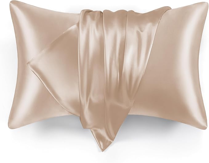 Love's cabin Satin Pillowcase Set of 2 King Size 20x36, Cooling Pillow Covers by Lovescabin