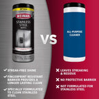 Weiman Stainless Steel Cleaner Kit - Removes Fingerprints, Residue, Water Marks, and Grease