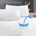 GRT Queen Waterproof Mattress Pad, 100% Waterproof Quilted Fitted Mattress by GRT