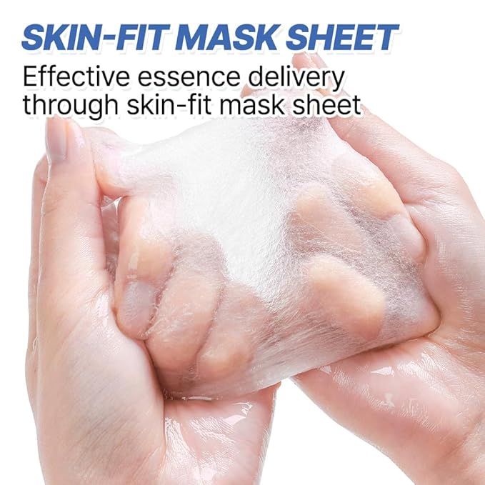 NEXTBEAU Solution Sheet Mask Variety Pack, 0.74 fl oz Each, Korean Facial Sheet - Image 5