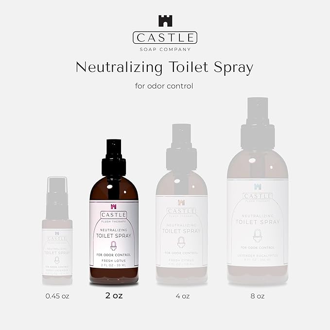 Castle Flush Therapy Neutralizing Toilet Spray | Odor Control: Mist Over The - Image 5