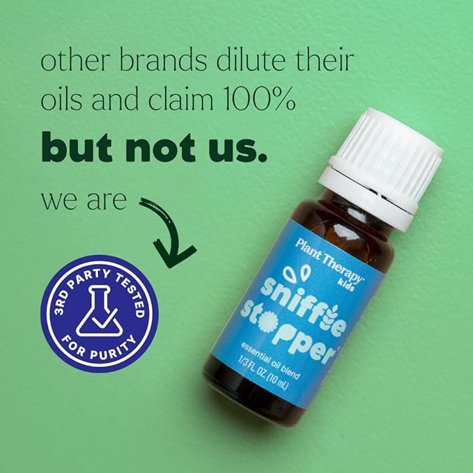 Plant Therapy Kids Sniffle Stopper Essential Oil Blend, 10 mL, Respiratory - Image 5