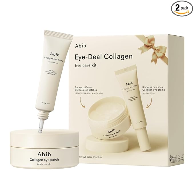 Abib Eye-Deal Collagen Eye Care Kit | Collagen Eye Patch, Eye Cream | Puffy by Abib