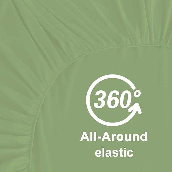 Hotella 100% Microfiber Twin Size Fitted Sheet Only, Ultra Soft Hotel Quality - Image 5