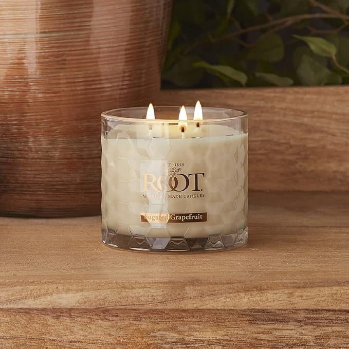 Root Candles Scented Candles Honeycomb Beeswax Blend Premium Handcrafted Candle - Image 5