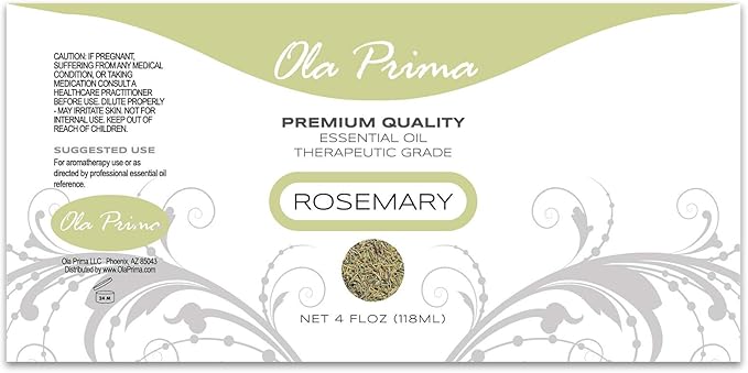 Ola Prima Rosemary Essential Oil 4 Fluid Ounces – Therapeutic Grade - Image 10