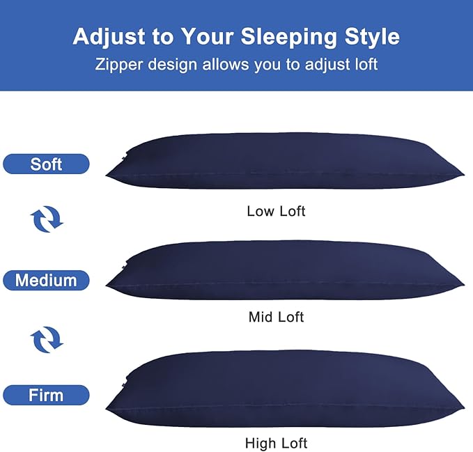 YZ HOME Memory Foam Body Pillow Insert - Image 7