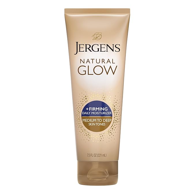 Jergens Natural Glow + Firming Daily Moisturizer Medium to Tan Skin Tones 7.5oz by Jergens