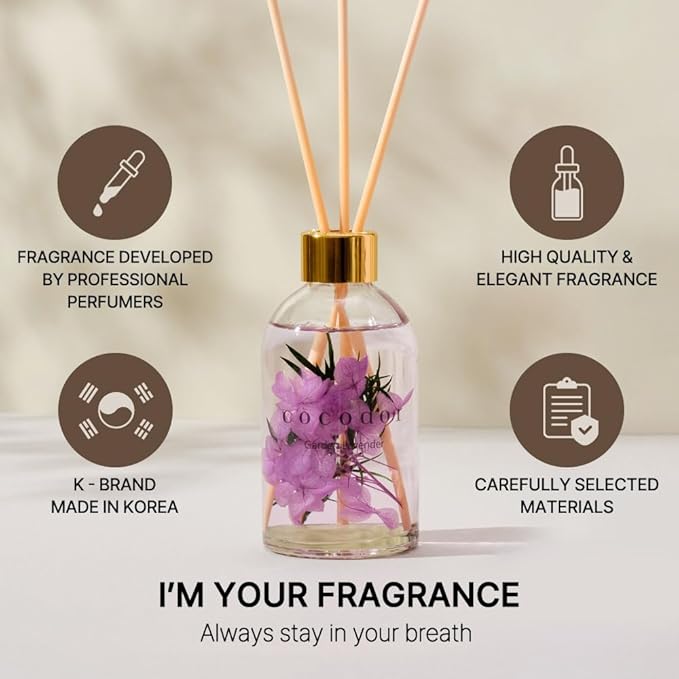 COCODOR Herbarium Reed Diffuser/Black Cherry/6.7oz/ Fragrance Scent Essential - Image 2