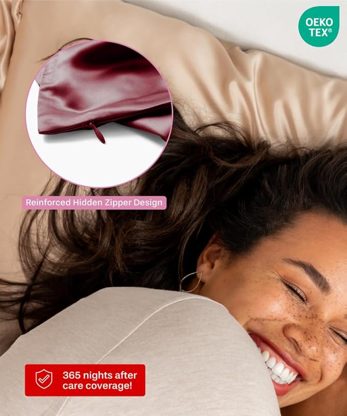 SUNDAYSILKS™ Premium Silk Pillow Cases | 100% Mulberry Silk Pillowcase - Image 5