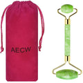 AECW Natural Jade Roller for Face Eyes Tool Jade Facial Roller Noiseless Facial by AECW