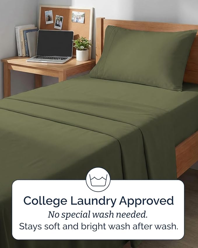 Twin XL Size 3 Piece Sheet Set - Image 6
