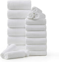 18 Piece Family Bath Towel Set Include 6 Bath Towels, 6 Hand Towels and 6 by Hailea