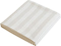 Flat Sheet Only Twin Size, 400 TC 100% Egyptian Cotton Flat Sheet Striped by ShunjieHome
