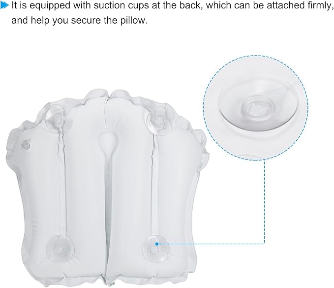 PATIKIL Inflatable Bath Pillow - Image 4