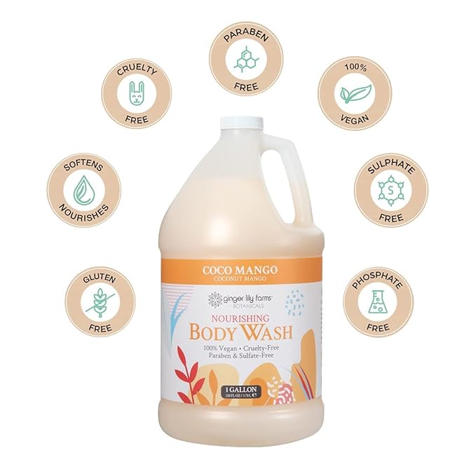 Ginger Lily Farms Botanicals Nourishing Body Wash, 100% Vegan & Cruelty-Free - Image 7