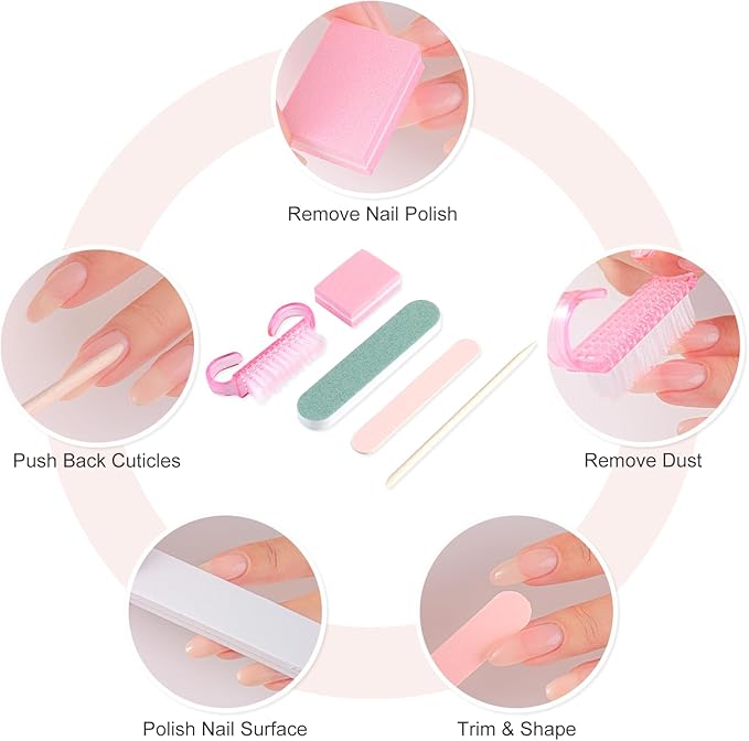 SUTOKAKA 10 Sets Disposable Manicure Prep Kit - Image 4
