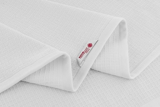 CASA COPENHAGEN Waffle 2Pcs 100% Egyptian Cotton Large Designer Bathsheet - Image 3