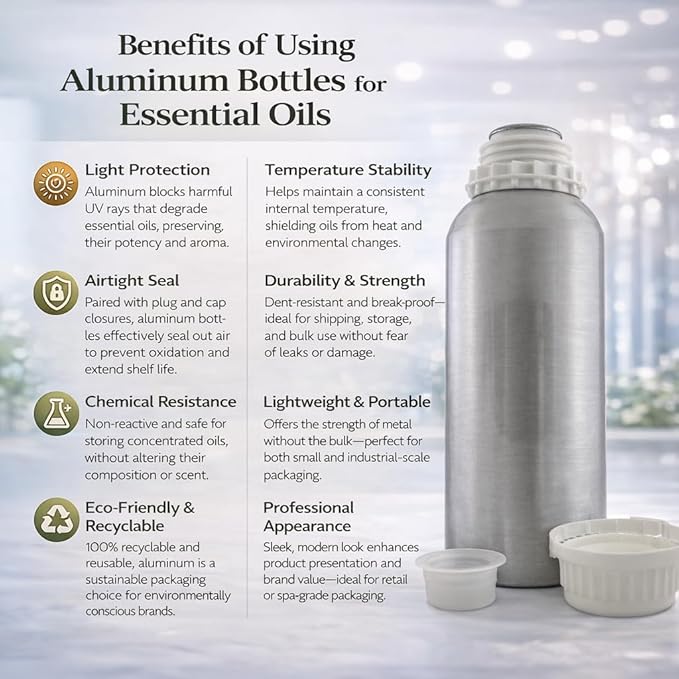 GreenHealth Lavender Essential Oil – 16 fl oz – 100% Pure & Uncut – Aluminum - Image 4