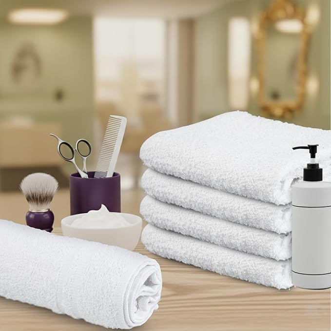 Hand Towels White Economy Towels Salon Towels - Image 5